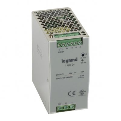 Zasilacz 1F Stabilizowany 240V/24V 10A 146624 LEGRAND (146624)